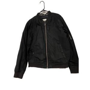 Old Navy Black Bomber Jacket Womans L